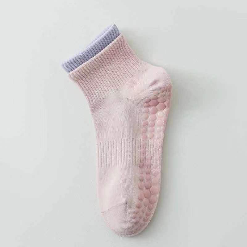 Tanz-Yoga-Socken, rutschfeste Fünf-Zehen-Socken für Pilates, Barre-Ballettsocken